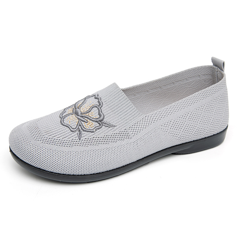 Damen-Strick-Slipper mit Blume – Embroidery Garments Bewertung und Preis