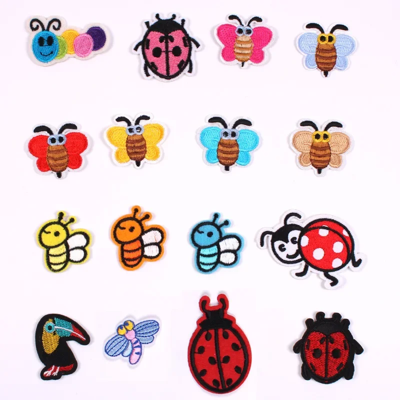 100 teile/los Kleine Stickerei – Embroidery Lady Bug Bewertung und Preis