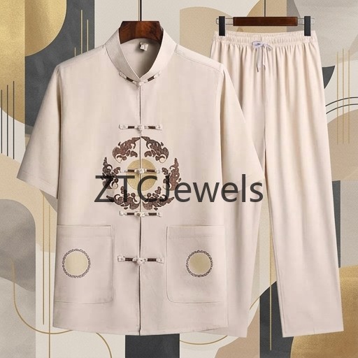 Traditioneller chinesischer Ku – Embroidery Cotton Shirt Bewertung und Preis